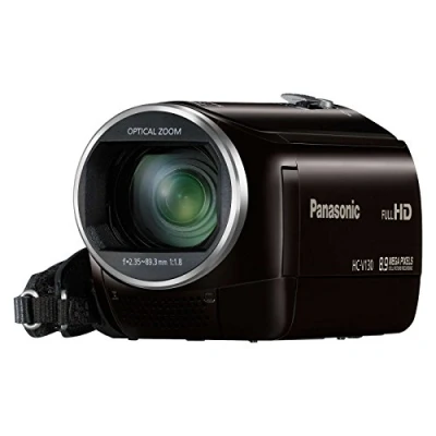 Image of Panasonic HC V130 Full HD Camcorder 8.9 Megapixel with 75x Intelligent Zoom 2.7 inch LCD Black (Renewed)