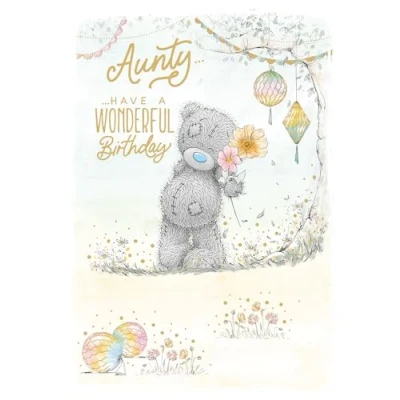 Image of Me To You Tatty Teddy Aunty Have A Wonderful Birthday Card