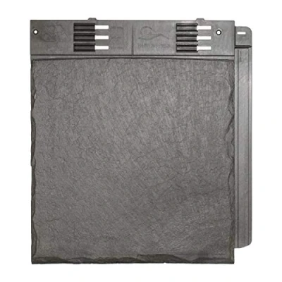 Image of 100 x Slate Grey Enviro Tile Roof Lightweight Synthetic Plastic Roofing Conservatory Porch Garage Shed Shingle