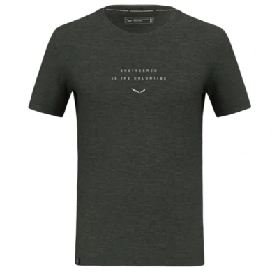Image of Salewa Men&#039;s Eagle Eitd Am T Shirt M Dark Olive