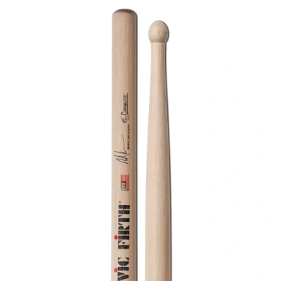 Image of Vic FIrth Corpsmaster® Signature Series Snare Drumsticks Mike Jackson Wood Tip