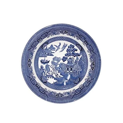 Image of Churchill China Blue Willow Coupe Bowl 20 Centimetre