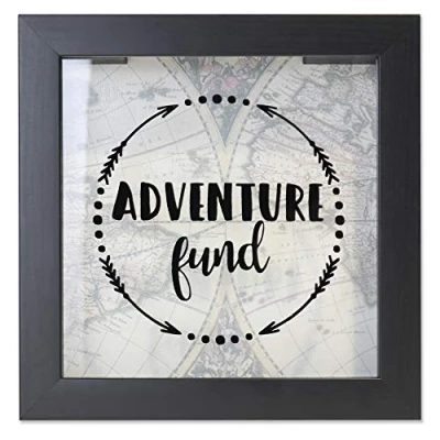 Image of Lawrence Frames Shadow Box Frame, Black, 8x8