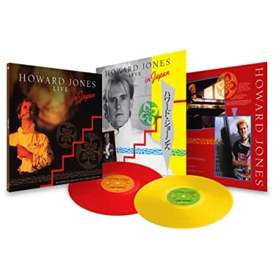 Image of Howard Jones Live In Japan 140gm Yellow &amp; Red vinyl 2022 USA 2 LP set PBREDD860