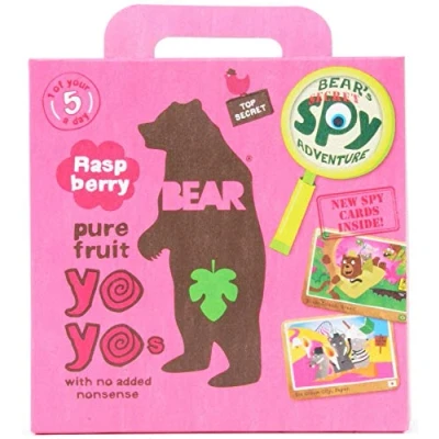Image of Bear Fruit Snacks (Yoyos Raspberry 2 x 5pk)