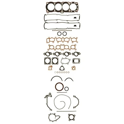Image of 1010144F25, A010144F2F, A010182A2E Full Gasket Set, engine AJUSA 50166200 with cylinder head gasket, valve stem seals FIBERMAX
