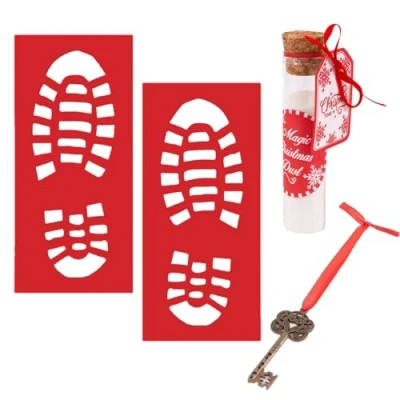 Image of Widdle Gifts Christmas Eve Santa Magic Kit Footprints Key and Dust