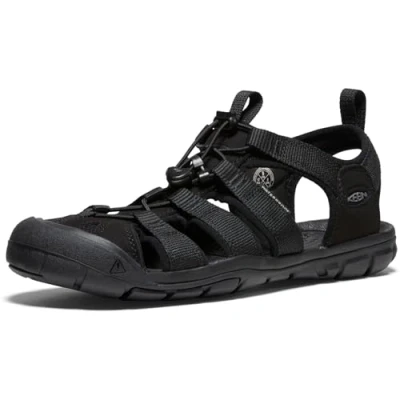 Image of KEEN Men&#039;s Clearwater CNX Sandal, Triple Black, 6.5 UK