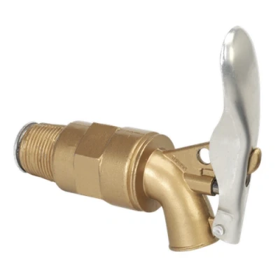 Image of Sealey Lockable Drum Tap 3/4&quot;BSP Auto Release