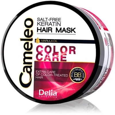 Image of Cameleo Colour Care Mask Keratin Hair with Marula Oil for Treated Color Protection Salt Free 200 ml