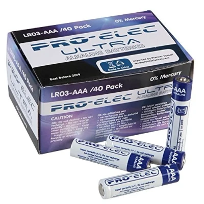 Image of PRO ELEC AAA Ultra Alkaline Batteries Business Pack (40 Pack) PSG90902