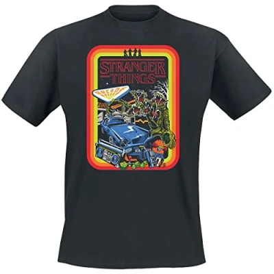 Image of Heroes Inc Mens M101 T Shirts, Black, M UK