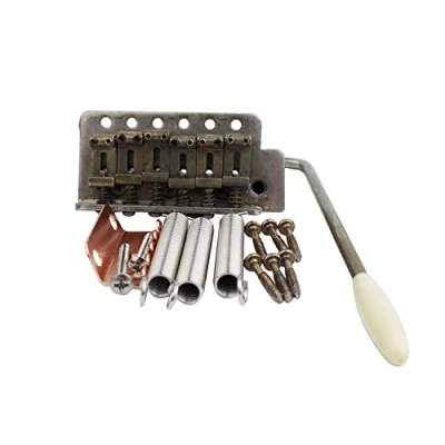 Image of Guyker Rust Color Tremolo System Bridge Compatible with ST Start Electric Guitar