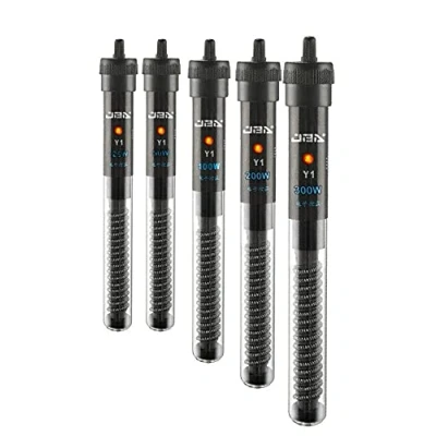 Image of J B A Submersible Aquarium Heater 25W/50W/100W/200W/300W Fish Tank Thermostat UK PLUG (100W)