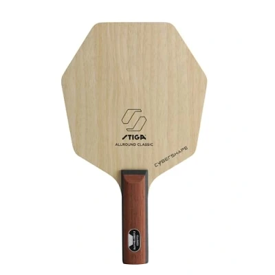 Image of Allround Classic Cybershape Offensive 5 layer table tennis blade Lightweight with precision and feel Straight handle