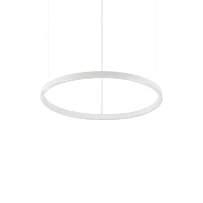 Image of Oracle Slim 50cm DALI Dimmable 4000K Round Integrated LED Pendant Ceiling Light White