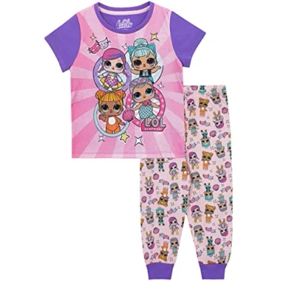 Image of L.O.L. Surprise! Girls Dolls Pyjamas Pink 9 10 Years