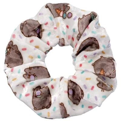 Image of Pusheen the Cat White Ice Cream Hair Scrunchie