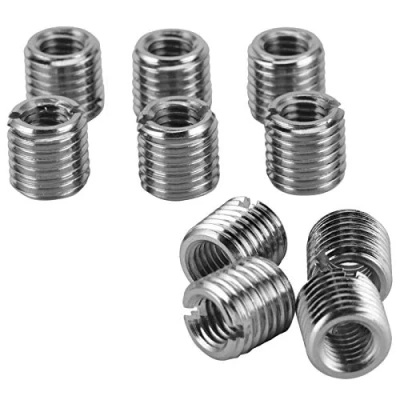 Image of Self Tapping Thread Insert, Externally Threaded Inner M8 X 1.25 Outer M12 1.5 Length 12mm Hardware Fasteners for Repair Tool