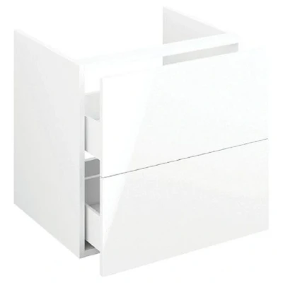 Image of Iflo Aliano Wall Hung 2 Drawer White 600mm X 480mm 773094