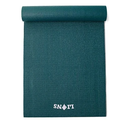 Image of FAIRWAYUK Yoga Mats for Women 6mm Thick Premium Non Slip Mat with Carrying Strap, Eco Friendly Fitness Exercise Workout Yoga, Pilates and Gymnastics (Green)