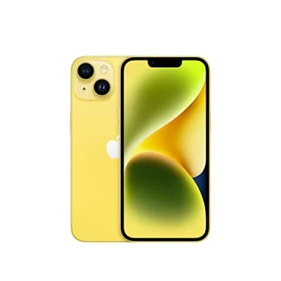 Image of Apple iPhone 14, 256 GB, Yellow (Renewed)