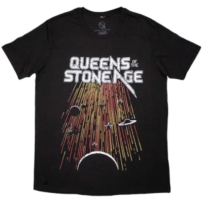 Image of Queens Of The Stone Age Unisex Adult Meteor Shower T Shirt (XL) (Black)