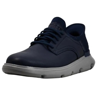 Image of Skechers Men&#039;s Garza Gervin Slip in, Navy, 10