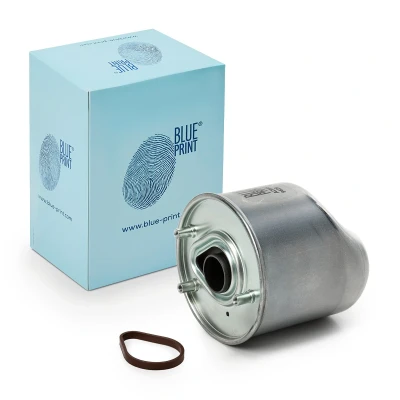 Image of AV6Q9155AA, AV6Q9155AASK1, AV6Q9D410AA, AV6Q9D410CA, AV6Q9D410CASK1 Fuel Filter BLUE PRINT ADM52350 In Line with seal ring FORD: FOCUS 3