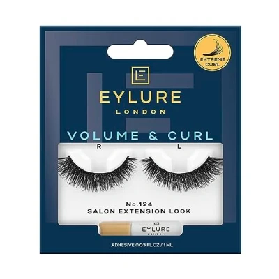 Image of Eylure Volume &amp; Curl No. 124 False Lashes