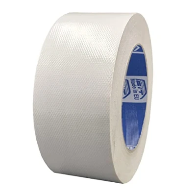 Image of ACIT Super 50 mm x 25 m, Reinforced Canvas Tape, Duct American Tape: Repairs, Fastening and High Seal Packaging (White)