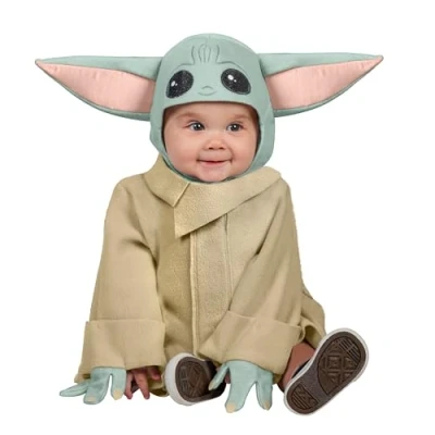 Image of Rubie&#039;s 702474INFT000 Official Disney Star Wars Costume, Kids, Size Infant 6 12 Months Fancy Dress, Unisex Child, Multicolor