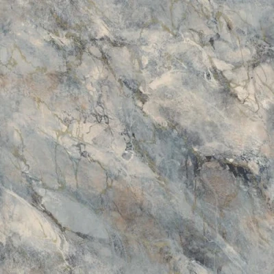 Image of Marble Effect Wallpaper with Metallic Highlights for a Modern, Minimalist Industrial Look Living Rooms, Elegant Bedrooms, Hallways Blue Belgravia 6164