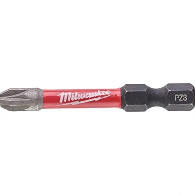 Image of Milwaukee Shockwave Impact Duty Pozi Screwdriver Bit PZ3 x 50mm (1 Pack)