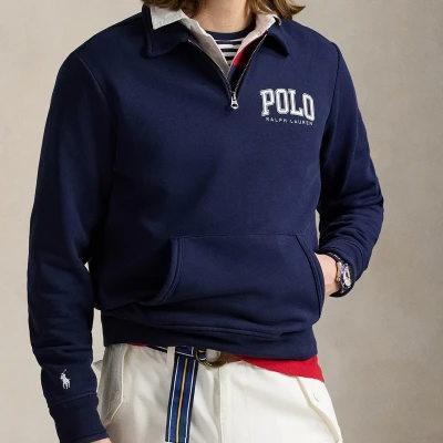 Image of Polo Ralph Lauren Varsity Cotton Blend Jumper L
