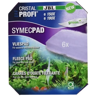 Image of JBL SymecPad II CristalProfi e15/1901,2, Filter wool fleece (6x) for e external filters extra fine filtering