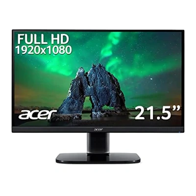 Image of Acer KA222Qbi 21.5 inch Full HD Monitor (IPS Panel, FreeSync, 75Hz, 1ms, HDMI, VGA, Black)