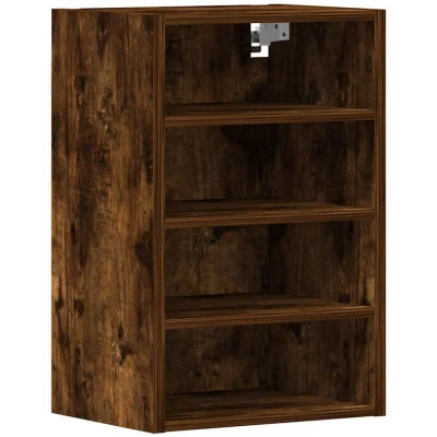 Image of vidaXL Smoked Oak Hanging Kitchen Cabinet 40x29.5x60 cm Engineered Wood