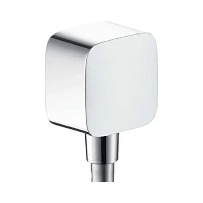 Image of hansgrohe FixFit Wall outlet with non return valve, chrome, 26457000