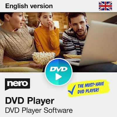 Image of DVD Player Software Media Playback Playing DVDs 1 PC Windows 11 / 10 8 7 ( perpetual licence )