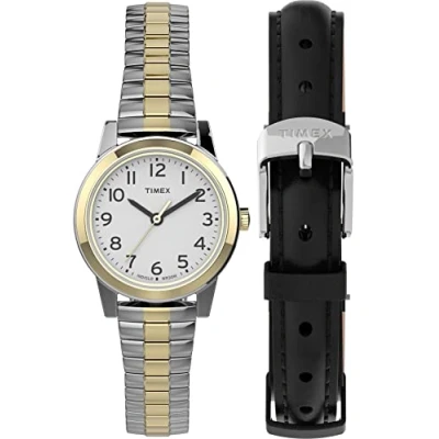 Image of Timex Women Analog Quartz Watch with Stainless Steel Strap TWG027800JT