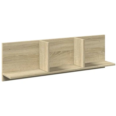 Image of vidaXL Wall Cabinet 100x16.5x30 cm Sonoma Oak Engineered Wood