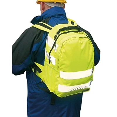Image of Portwest Hi Vis Rucksack, Size: One Size, Colour: Yellow, B905YER