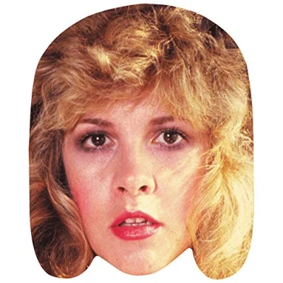Image of Stevie Nicks (80s) Celebrity Mask, Flat Card Face, Fancy Dress Mask