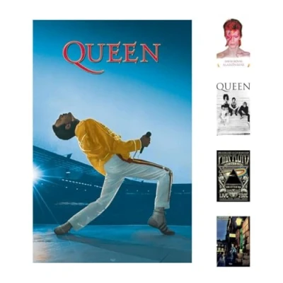 Image of Pyramid International Queen (Live at Wembley) Maxi Poster, 61cm x 91cm, One Size