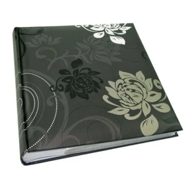 Image of walther Design Photo Album Black 200 Photos 11,5 x 15,5 cm Memo Slip in Grindy ME 201 B