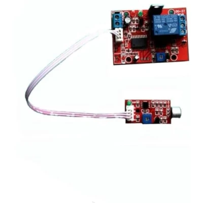 Image of 12V Voice Activated Delay Switch Sound Audio Detection Time Relay Module with 20cm Line Length Sensor Alarm