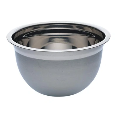 Image of KitchenCraft Stainless Steel Mixing Bowl, Large (4 Litre), Silver
