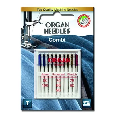 Image of Organ 130/705 Sewing Machine Assorted Needles Jeans/Universal/Stretch