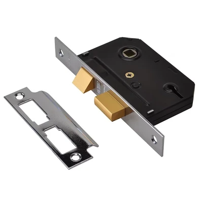 Image of UNION UNNYESSLCH25 Mortice Sashlocks 3 Lever, Chrome